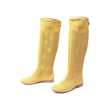 bottes fendi jaune